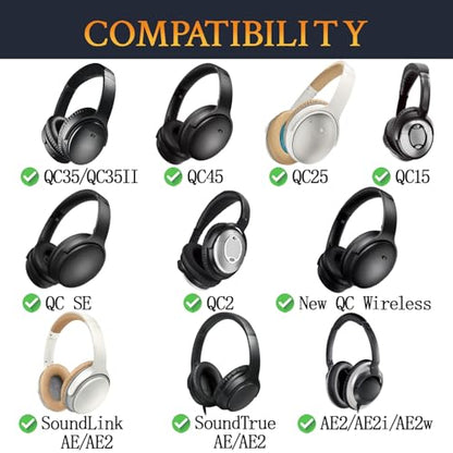 SoloWIT Earpads for Bose Headphones - Beige - color: Beige