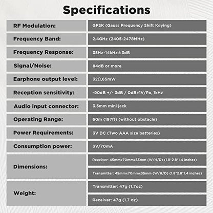 BOYA 2.4GHz Wireless Lavalier Microphone System WM4 PRO K2 Mini Lapel Clip on Mic for Smartphone Canon Nikon Sony DSLR Camera iOS for vlog Live Streaming Interview Commentary Record Dual TXS & One RX - size: BY-WM4 PRO K2