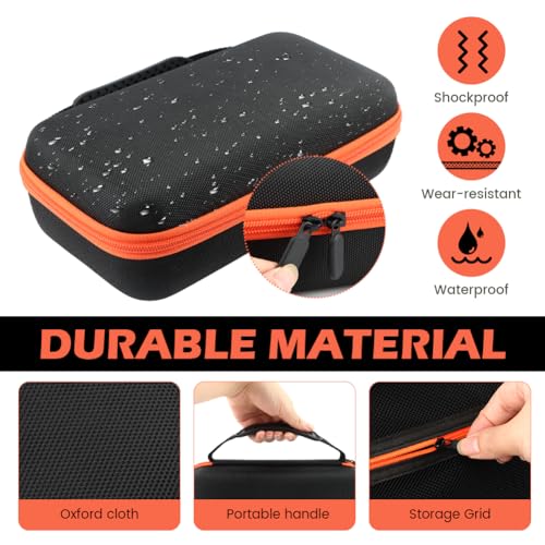 Wireless Microphone Case Compatible with JB-L Wireless Two Microphone System, Dual Wireles-s Mic Storage Portable Mic Box for Rechargeable Battery Receivers Adapter(COLOR:A)