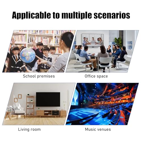 Heavy Duty Audio Rack Tower, Av Media Player Stand with Wooden Shelves, Black Cd Stereo Equipment Cabinet, Suitable for Home,Office/Audio Video/Theate (Black, 3 Tier) - size: 3 Tier