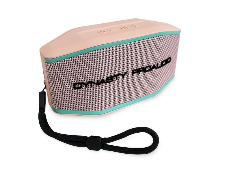 DYNASTY PROAUDIO SB-108 Portable Bluetooth Speaker, IPX7 Waterproof Bluetooth 5.3 with Deep Bass, Stereo Pairing, AUX/TF, Long Battery — Small Outdoor Speaker for Camping, Shower & Travel (Pink) - color: Pink