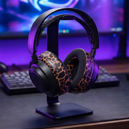WC Freeze Nova Pro Wireless - Earpads for Arctis Nova Pro Wireless & More | Made by Wicked Cushions | Also fits SteelSeries Nova Elite & Nova Pro Omni(Doesn't Fit Other Models) | Leopard - color: Leopard