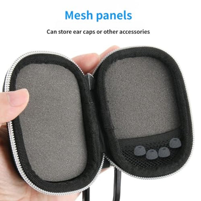 Hard Storage Bag for in Ear Monitors Features Quick Access Carabiner Clip