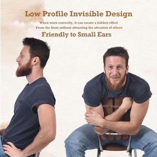 Xmenha Mini Invisible Small Bluetooth Earbuds Sleeping for Small Ears Low Profile Tiny Hidden Discreet Smallest Earbuds for Work Sleep Ear Buds Invisible Headphones Buds - color: Nude