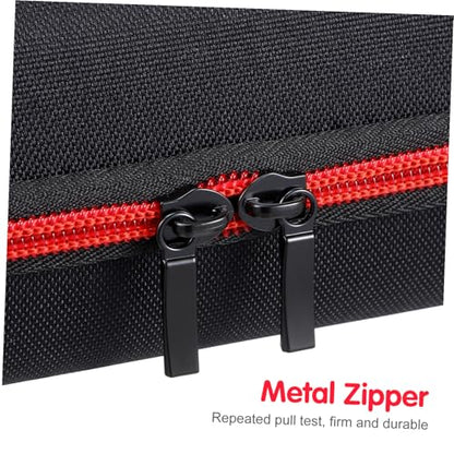 Toyvian Microphone Storage Bag with Thicken Sponge Padding Eva Protective Carrying Case for Travel Capacity Mic Pouch for Microphones and Accessories