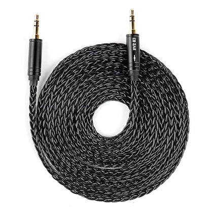 keephifi 6ft 3.5mm Replacement Audio Cable for Beats - KBEAR Male to Male Braided 4N OFC Stereo Jack Cable, Aux Cord for Solo2 Solo3/Sony WH 1000xm5 WH-1000XM5/Car Home Stereo/Tablet/Speaker - size: 2m, style: 3.5 to 3.5
