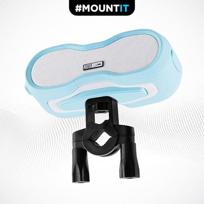 Altec Lansing - Portable Bluetooth Speaker, Waterproof IP67 - color: Aqua/White, size: Medium