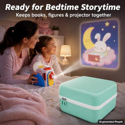 Hard Case for Little Tikes Story Dream Machine Books, Mint Green - color: Green