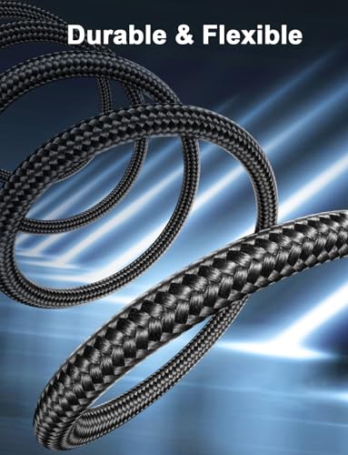 90-Degree Optical Audio Cable 6ft, 360° Swivel Right Angle Toslink Cable with Flexible Cotton Braid, Compatible with Soundbar, TV, PS5, Xbox, Home Theater for Lossless Audio - size: 6.6 ft, style: 90 Degree Optical Cable