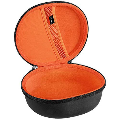 Geekria Shield Headphones Case Compatible with Skullcandy Riff 2, Crusher ANC 2/Evo/ANC, Hesh 3, Replacement Hard Shell Travel Carrying Bag with Cable Storage (Black)