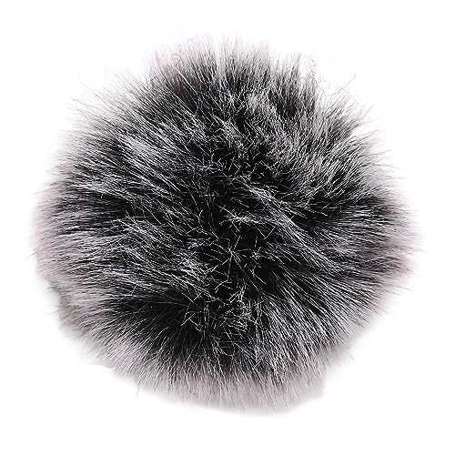 Furry Microphone Windscreen Muff for Recording, Noise Reduction, Soft, Portable, Hygienic Design with Fleece Material, Suitable for Indoor and Outdoor Applications