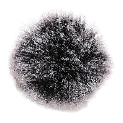 Furry Microphone Windscreen Muff for Recording, Noise Reduction, Soft, Portable, Hygienic Design with Fleece Material, Suitable for Indoor and Outdoor Applications