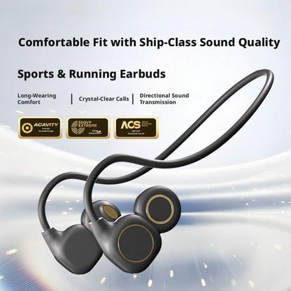 Suitable for Sports Running Headphones Open Ear Earbuds Takeaway Courier Rider Wireless Bluetooth Headset High Sound Quality Headphones for Fitness Exercise man Gift Display Power Long Battery