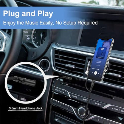 USB to 3.5mm Audio Aux Cable,2 in 1 3FT USB C & USB A to 3.5mm Male Audio - color: Black