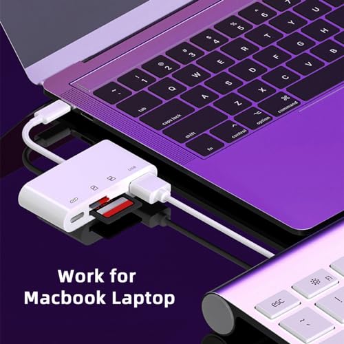 CY USB 2.0 Type C USB-C to TF Micro SD SDXC USB Female Card Reader PD 27W Adapter for Laptop Tablet Phone - style: SD+TF+USB+PD