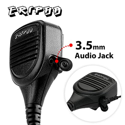 Speaker Mic for Motorola XPR 3000/3300/3500, PTT, Reinforced Cable
