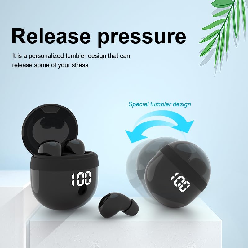 Smallest Invisible Mini Earbuds Wireless Bluetooth，Low Profile Micro Smallest Tiny Discreet Hidden Earbuds for Work，Invisible Sleep Wireless Earphone IPX5 Waterproof