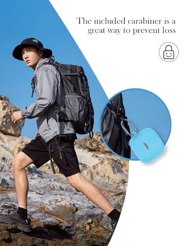Case for JBL Tune Flex - True Wireless Noise Cancelling Earbuds,Soft Protective,BOVUGAC Silicone Case Cover with Keychain & Cleaning Kit & Lanyard for JBL Tune Flex Earbuds-SkyBlue - color: SkyBlue