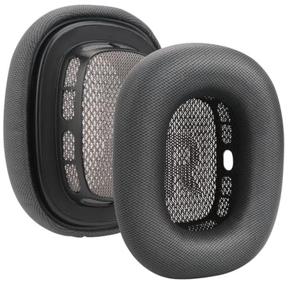 Replacement Ear Cushions for AirPods Max Headphones AirPod Max Ear Cushions Ear Pads Covers Comfort Protein Leather Noise Isolation Memory Foam Earpads (Gray)