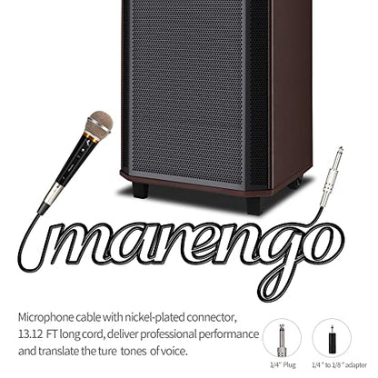 Marengo Handheld Dynamic Microphone for Karaoke Singing, Wired XLR Microphone with On and Off Switch and 13ft Detachable XLR Cable - color: aMWH68