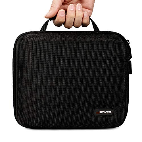 JSVER Hard Travel Storage Case For Meta Quest 3S Carrying Case for Oculus Quest 3S/ Quest 3/Quest 2/ Quest/Oculus Go/Samsung Gear Virtual Reality Headset Gamepad Game Controller Kit