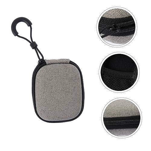 jojofuny Simple Earphone Bag Portable Waterproof Storage Bag for Travel Earbud Case Pouch Cable Management Practical Handbag - color: Yellow