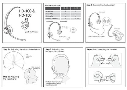 Professional Double Ear Headset with Noise Canceling Mic with Phone and USB Cable for Yealink T19 T20 T21 T22 T23 T26 T27 T28 T29 T32 T36 T38 T40 T41 T42 T46 T48 T52 T54 and Also PC or Softphone