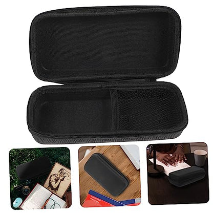 LIOOBO Microphone Storage Pouch Carrying Case EVA Protective Bag | 2 Pack, Lightweight Shockproof Waterproof Design, Built-In Mesh Pocket, Travel Business Use