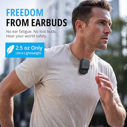 Wearable Bluetooth Speaker, Magnetic Clip-On Portable Speaker | Built-in Mic for Hands-Free Music/Calls, TWS, IP65 Waterproof Mini Speaker for Work, Golf, Hiking and Jobsite