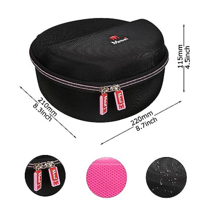 Mchoi Shockproof Hard Shell Carrying Case for Logitech G PRO X, G735 / Razer Kraken Ultimate RGB USB Gaming Headset, Hot Pink, Case Only - color: Pink