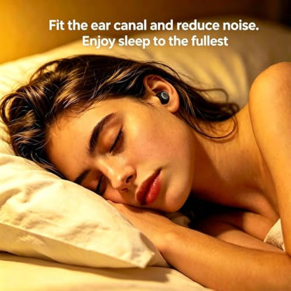 Wireless Earbuds, Hybrid ANC 40dB Noise Cancelling Headphones, 50H Playtime, Bluetooth 5.4, 10mm Drivers with 5 EQ, ENC Dual Mic, IPX7 Waterproof, Digital Battery Display iOS/Android Sport/Sleep