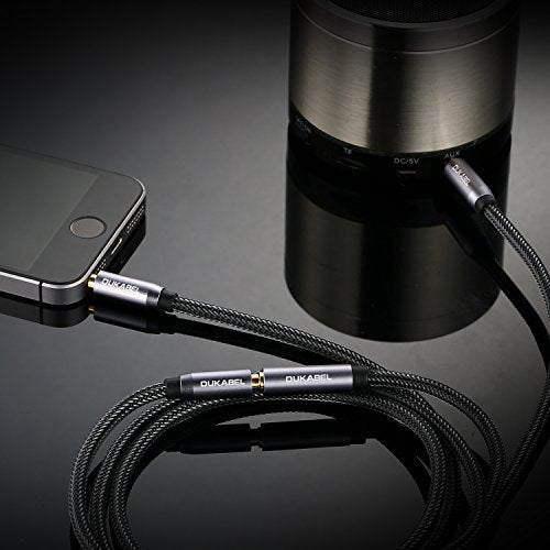 Headphone Extension Cable, 3.5mm TRRS Headphone Extension with Mic Male to Female Stereo Audio Cable for Smartphone,PC,TV,Headset,PS4 Controller,Car,Speaker etc.(4ft/1.2m) | Nylon Braided Cord Compatible with TRRS Microphone, Smartphone, PC, TV, Headset,