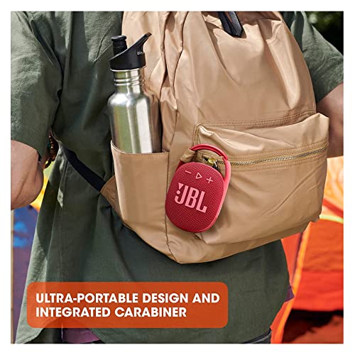 JBL 2 Pack Clip 4 Waterproof Wireless Audio Bluetooth Speaker Bundle (Green) - color: Green