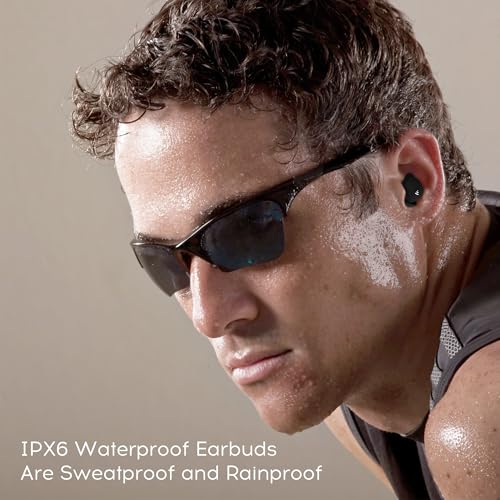 Sleep earplugs for Side Sleepers, Mini Invisible Wireless Bluetooth 5.3 Micro Sleep Noise Cancelling Headphones, Invisible earplugs for Small Ears Sleep, Exercise, Work, Hiking（Black）