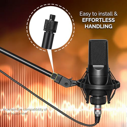 IXTECH Mic Stand Adapter Set 8 pieces Metal Microphone Stand Screw Thread Adapter 5/8 Female to 3/8 Male 3/8 Female to 5/8 Male 5/8 Female to 1/4 Male 1/4 Female to 5/8 Male Tripod Adapter ADP02 Black - color: ADP02 Black