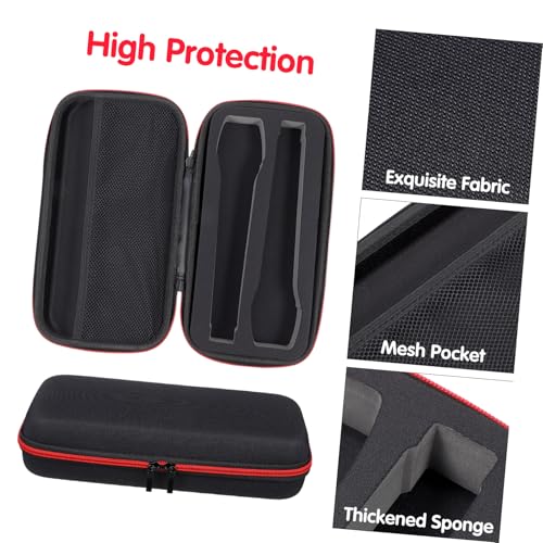 SUPVOX Case: Handheld Dual Mic Travel Storage Bag - Hard EVA Mic Storage Bag with Thick Sponge - Portable Travel Carrying Case for and Other Accessories