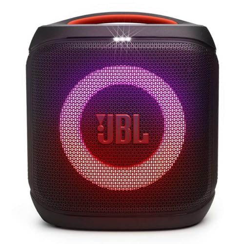 JBL PartyBox Encore Essential 2 Portable Party Speaker Bundle with 2 Wireless Microphones (Black)