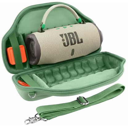 co2CREA Case for JBL Charge 6 Portable Bluetooth Speaker, Avocado Green | High-Density Foam Padding, Reinforced Handle, Detachable Shoulder Strap, Compact Lightweight Design, Dust Protection - color: Avocado Green Case
