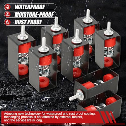 8 Pack Ceiling Spring Vibration Isolator Hangers for A/C Air Handler