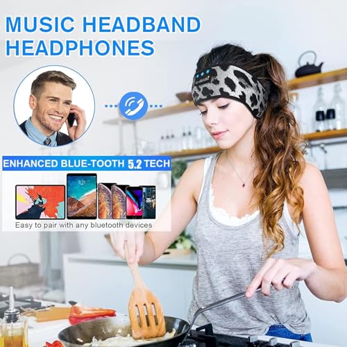 LC-dolida Sleep Headphones Bluetooth, Headband Headphones Earphones Wireless, Sleep Mask for Sleeping, Sports, Gifts, Workout, Jogging, Yoga,Insomnia, Air Travel, Meditation - color: Classic