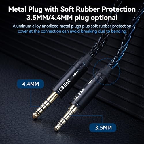 2026 Upgraded 1.5M IEM Cable,4N OFC Silver-Plated Upgraded IEM Cable - color: Gray, size: 2Pin