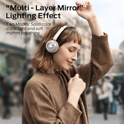 Monster N-Tune MINI 01 Bluetooth Headphones - Bluetooth 6.0 On-Ear Headphones with Speed Charge, Clear Audio, 50H Playtime, Comfortable & Lightweight Design, Hands-Free Calls (White)