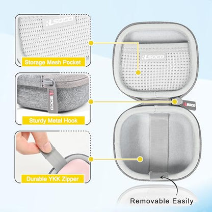 Carrying Case for Powerbeats Pro 2 - RLSOCO Case for Beats Powerbeats Pro 2 Wireless Bluetooth Earbuds - Grey (Case Only) - color: Pro 2 Case Grey