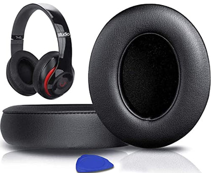 Earpads for Beats Studio 3 & Studio 2 Over-Ear Headphones - Black | Do Not Fit Beats (Studio Pro, Monster Studio, Solo On-Ear) - color: Black