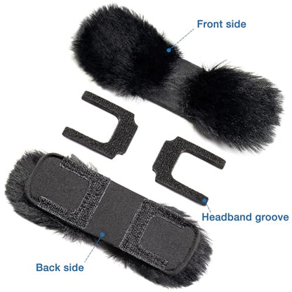 Renew Kit Ear Pads Cushion Mic Muff Windscreen Headband Pad Compatible with Bose A20 X A10 Aviation Headset Headphone