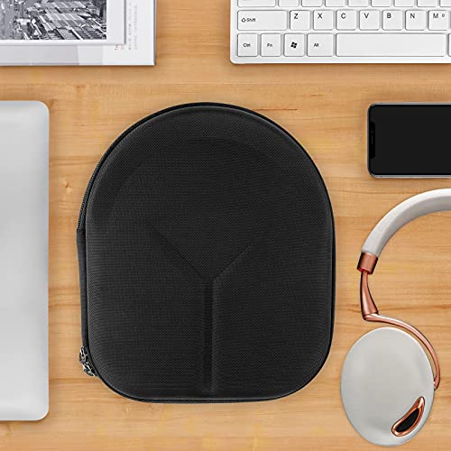 Geekria Shield Headphones Case Compatible with Bose QC Ultra II, JBL Live 650BTNC, B&O Beoplay H100, Replacement Protective Hard Shell Travel Carrying Bag with Cable Storage (Black)