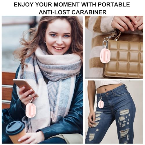 Aircawin for Bose New QuietComfort Earbuds Case Clear 2024 - color: Light Pink