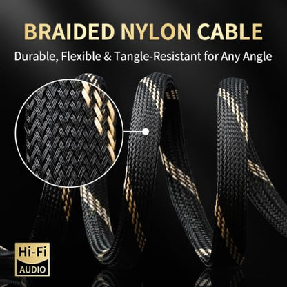 12 AWG 2Pack Speaker Cable with Banana Plugs for Audiophile 8.2ft - size: 8.20ft/2.5m, style: 4N 12AWG