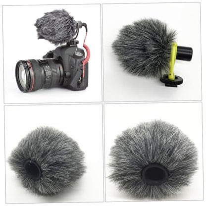 Microphone Windscreen Muff Cover for Camera Mic Protector Outdoor