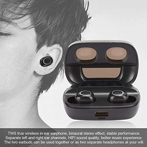 Bluetooth Earbuds True Wireless Small Size Ergonomic Design with Charging Bay for Travel and Outdoor Activities
